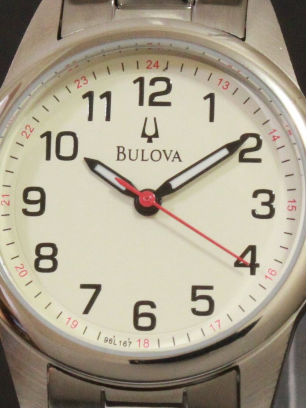 Bulova Classic Collection Ladies Stainless Watch Silver Tone Easy Read 28mm - Picture 10 of 10